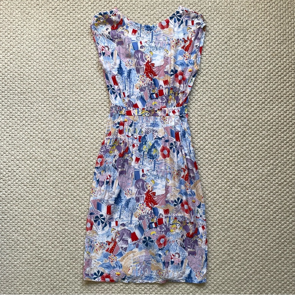 Vintage printed dress